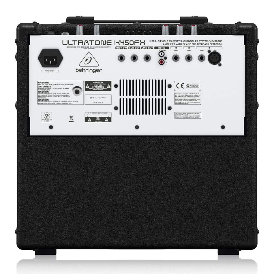Behringer Ultratone K450FX Keyboard Amplifier