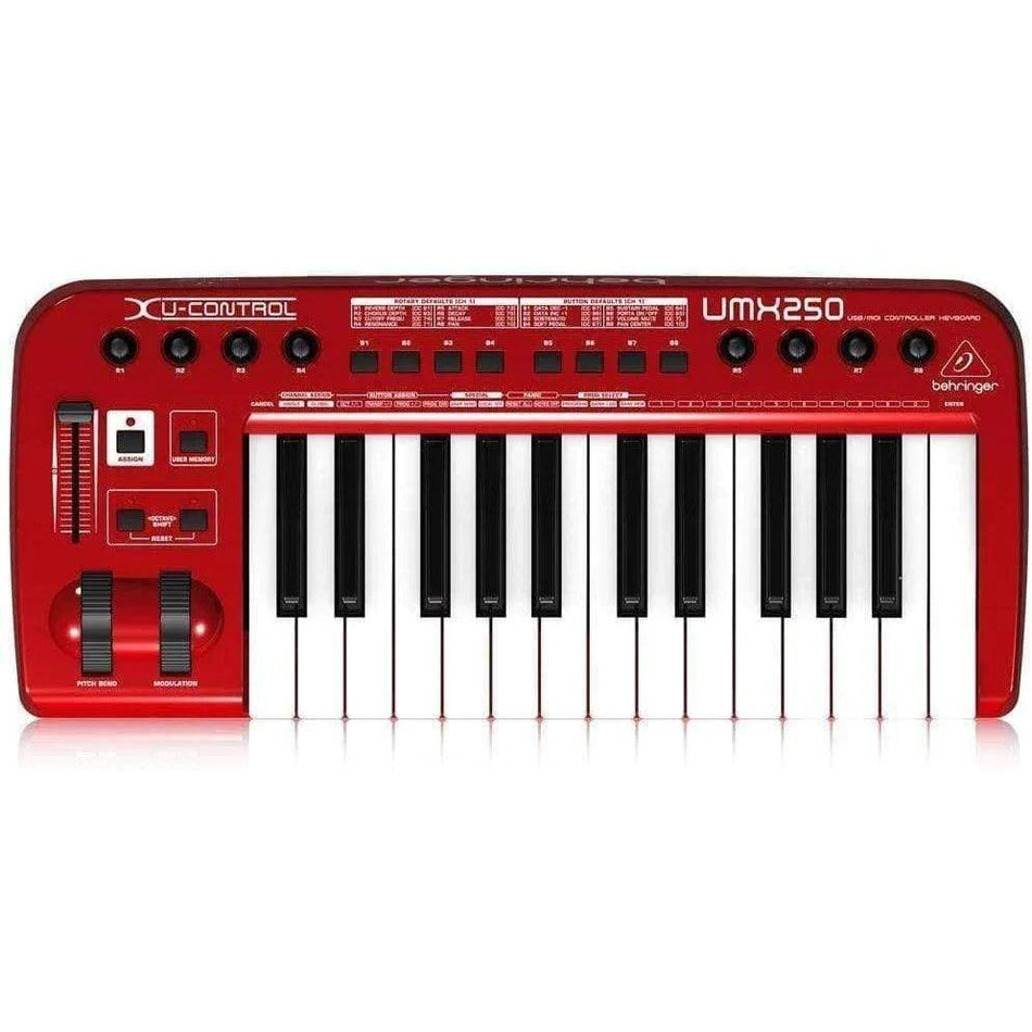 Behringer UMX250 MIDI Keyboard 25-Key Controller