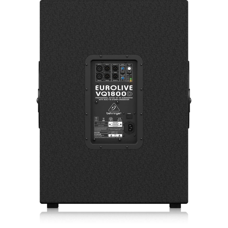 Behringer VQ1800D Active Subwoofer