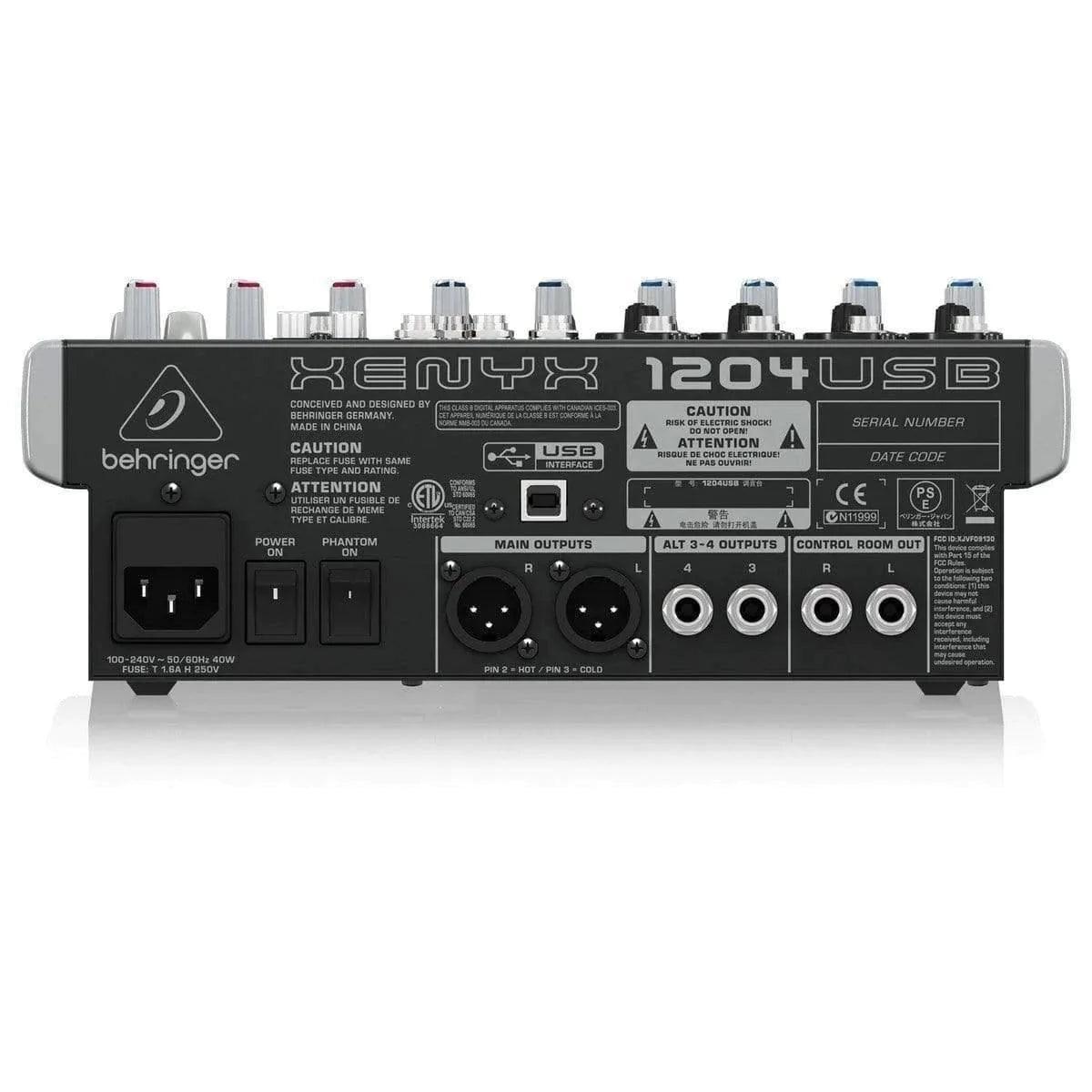 Behringer Xenyx 1204USB Analog Mixer