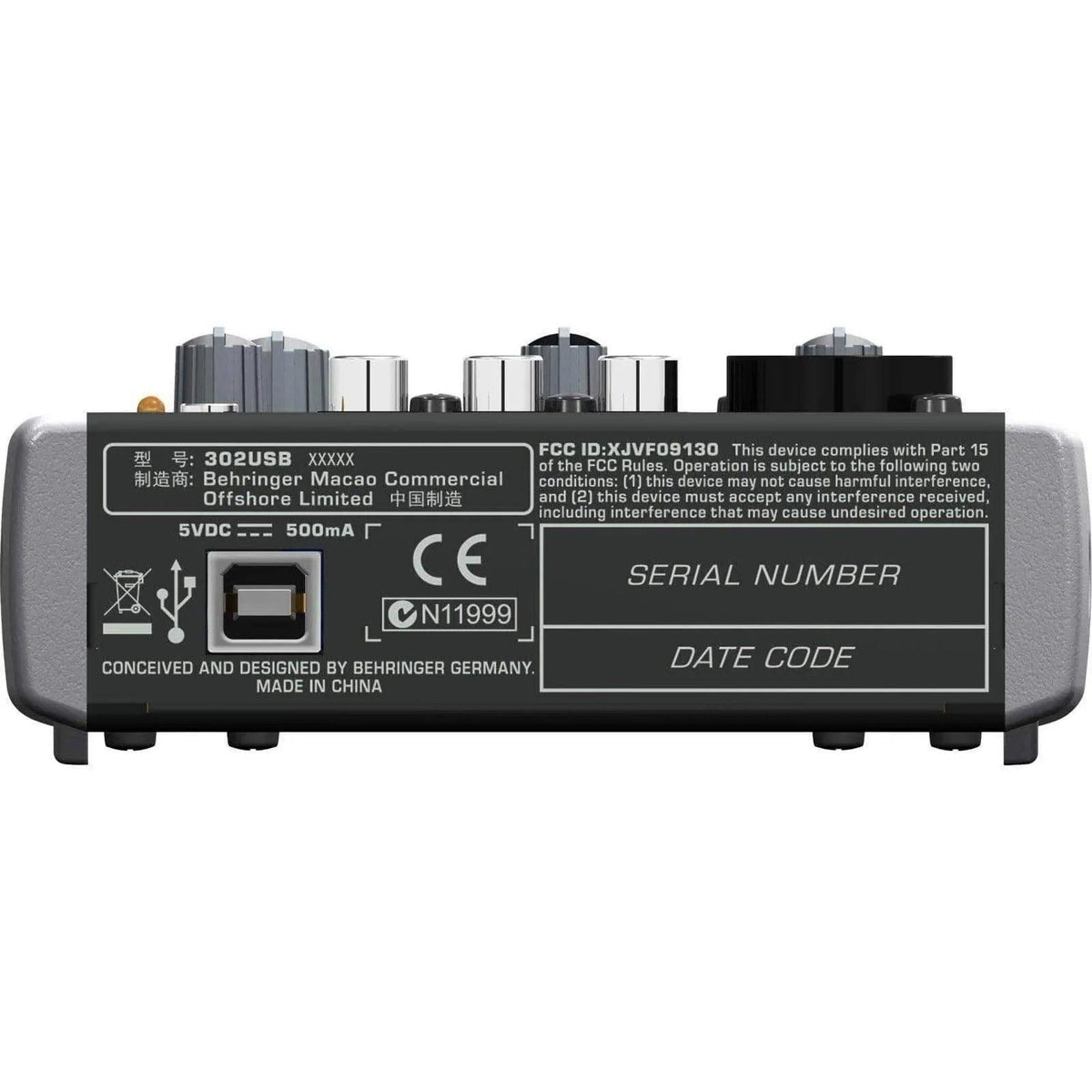 Behringer Xenyx 302USB Analog Mixer