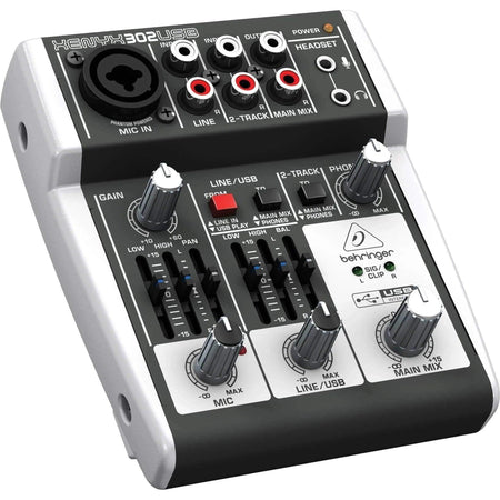Behringer Xenyx 302USB Analog Mixer