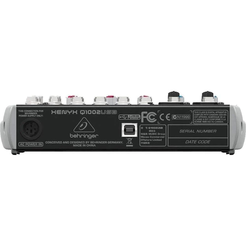 Behringer Xenyx Q1002USB Audio Mixer