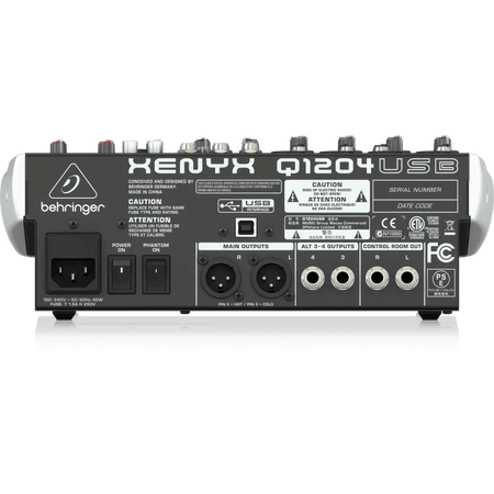 Behringer Xenyx Q1204USB Mixer with USB