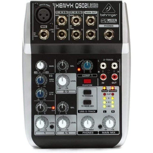 Behringer Xenyx Q502USB Analog Mixer