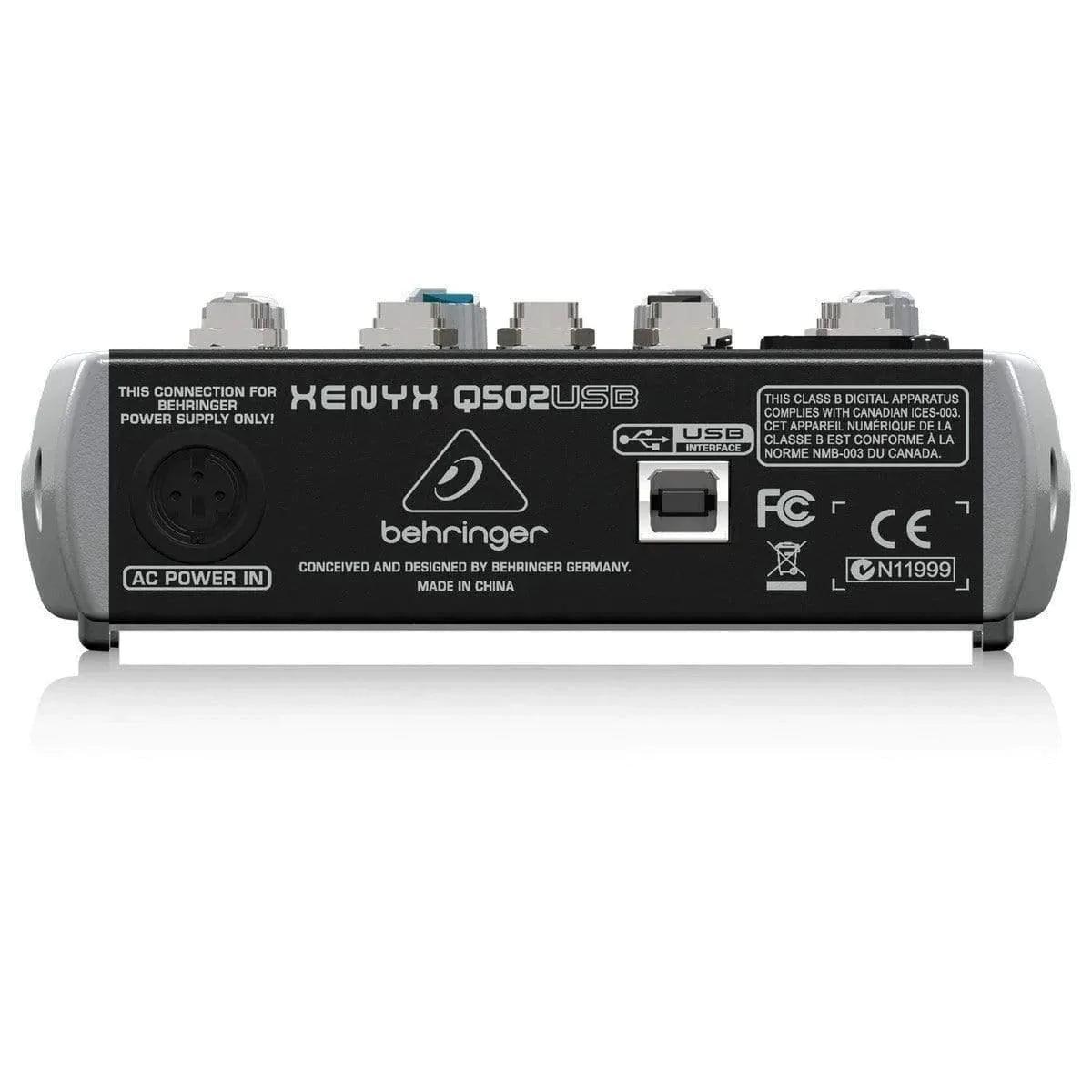 Behringer Xenyx Q502USB Analog Mixer