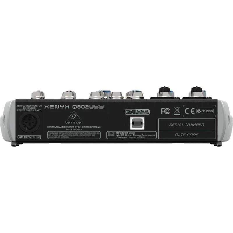 Behringer Xenyx Q802USB Analog Mixer