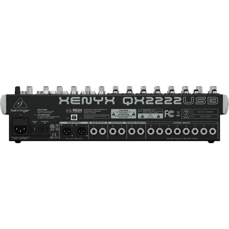 Behringer Xenyx QX2222USB Audio Mixer
