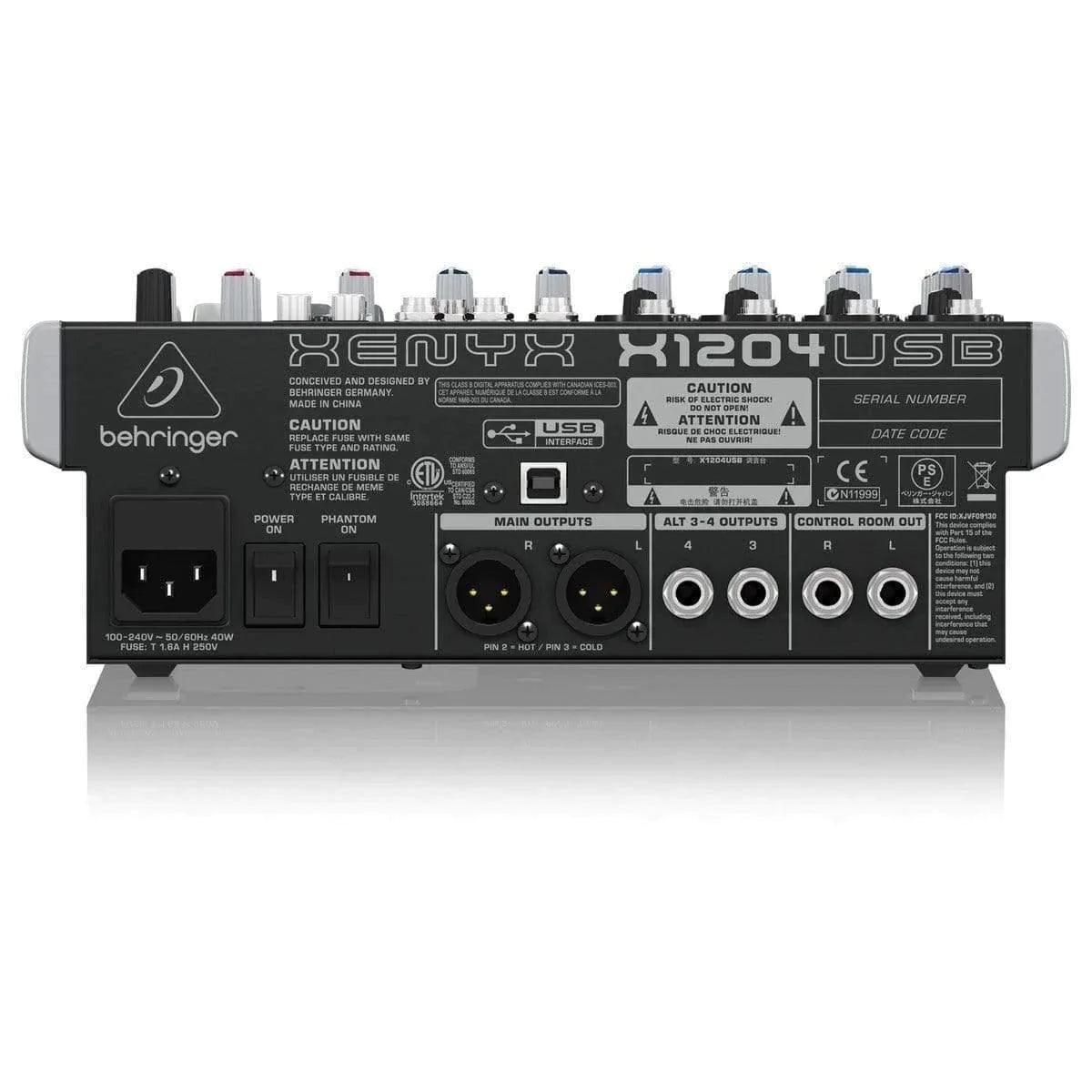 Behringer Xenyx X1204USB Analog Mixer