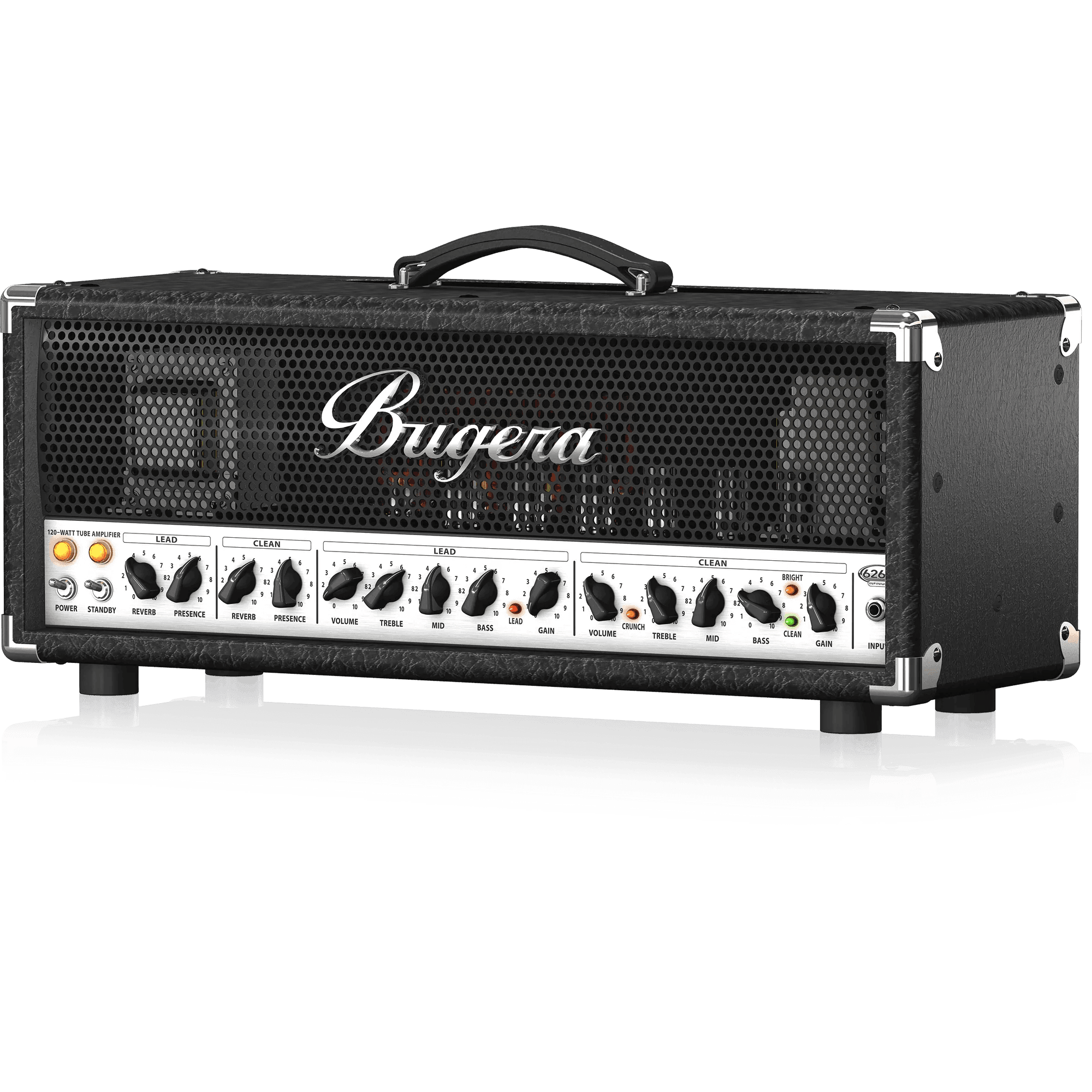 Bugera 6262 INFINIUM Ultimate Rock Tone 120W 2-Channel Tube Amplifier Head