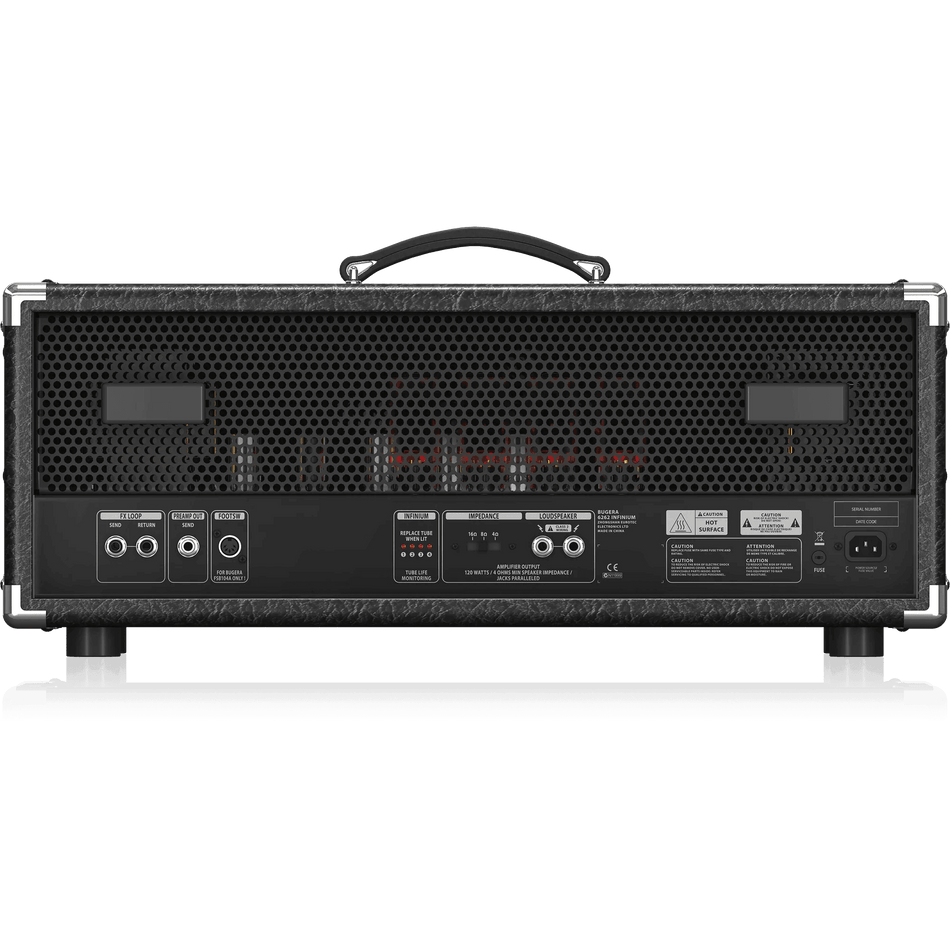 Bugera 6262 INFINIUM Ultimate Rock Tone 120W 2-Channel Tube Amplifier Head