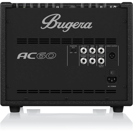 Bugera AC60 Portable 60W, 2-Channel Acoustic Instrument Amplifier
