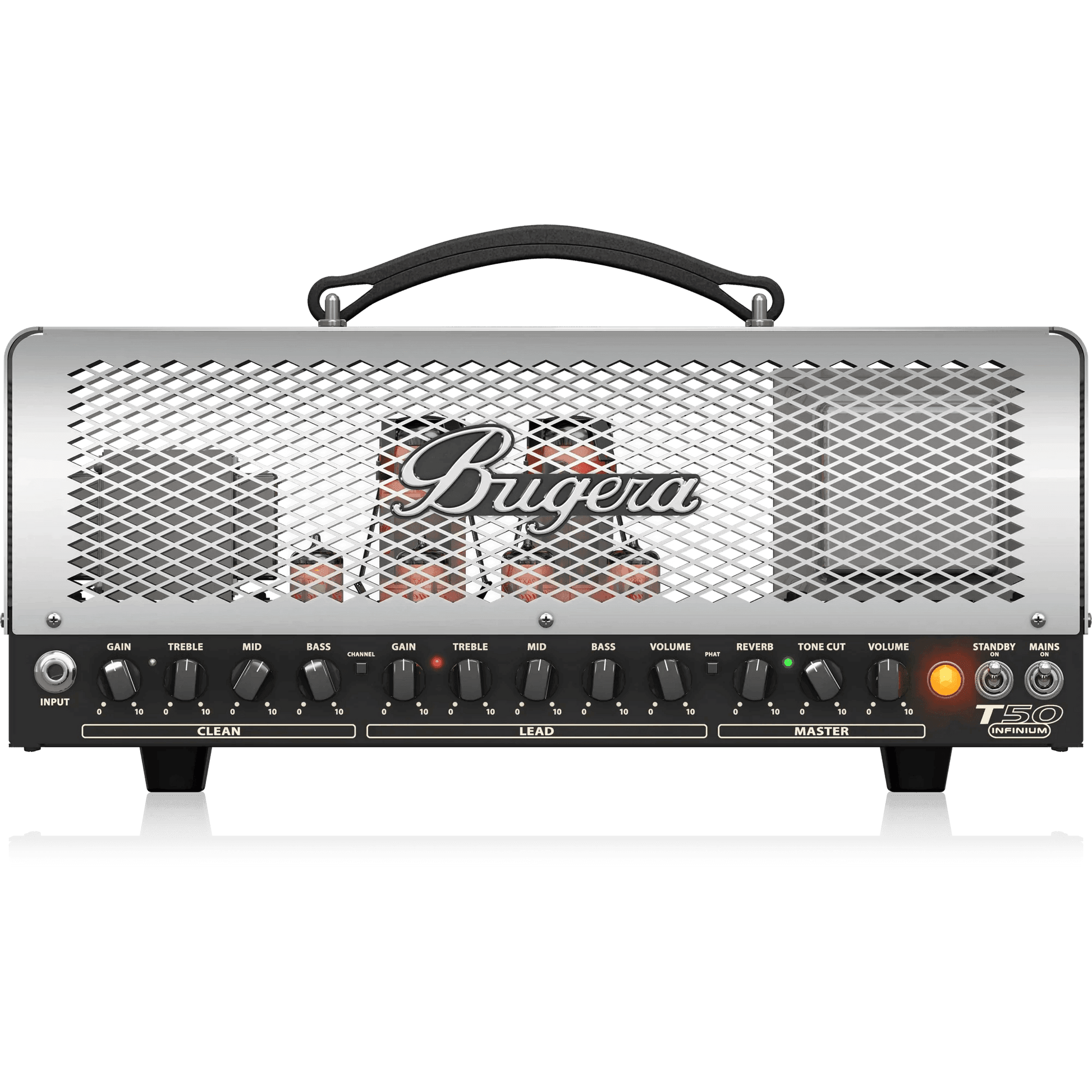 Bugera T50 INFINIUM 50W Cage-Style 2-Channel Tube Amplifier Head