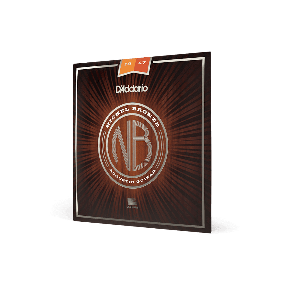 D'Addario NB1047 Extra Light Acoustic Guitar Strings .010-.047