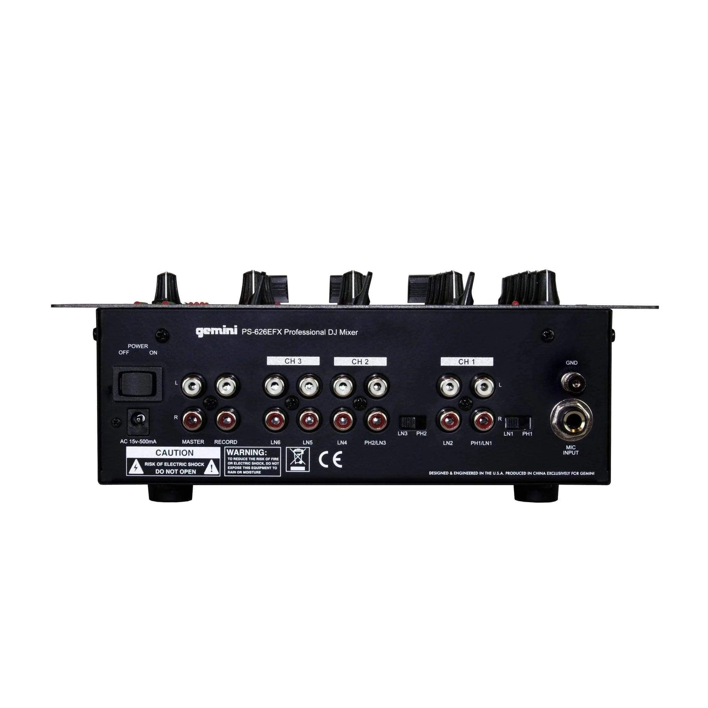 Gemini DJ PS-626EFX DJ Mixer