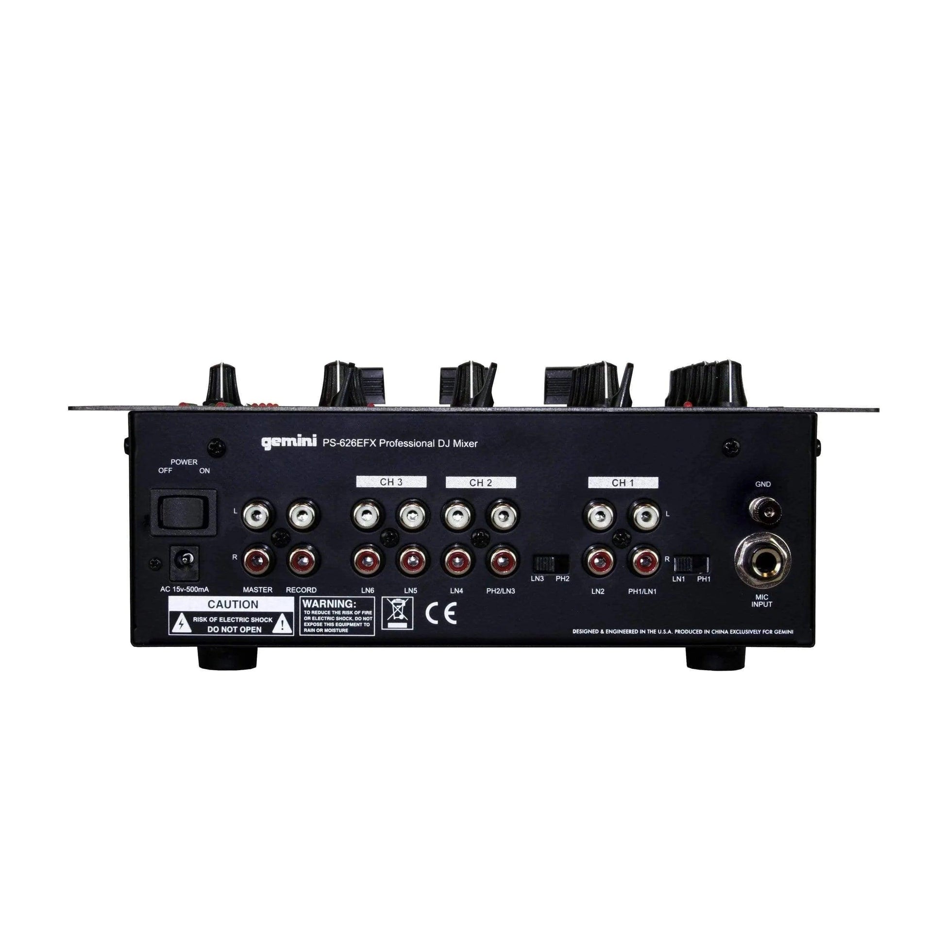 Gemini DJ PS-626EFX DJ Mixer