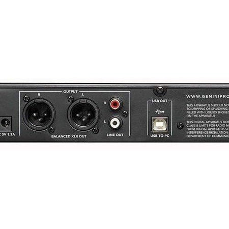 Gemini DRP-1 Rackmount Digital Audio Recorder