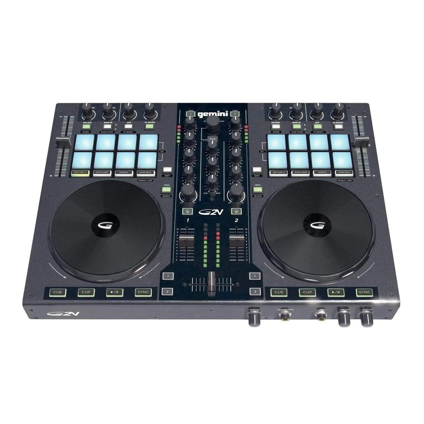 Gemini G2V 2-Channel Virtual DJ Controller