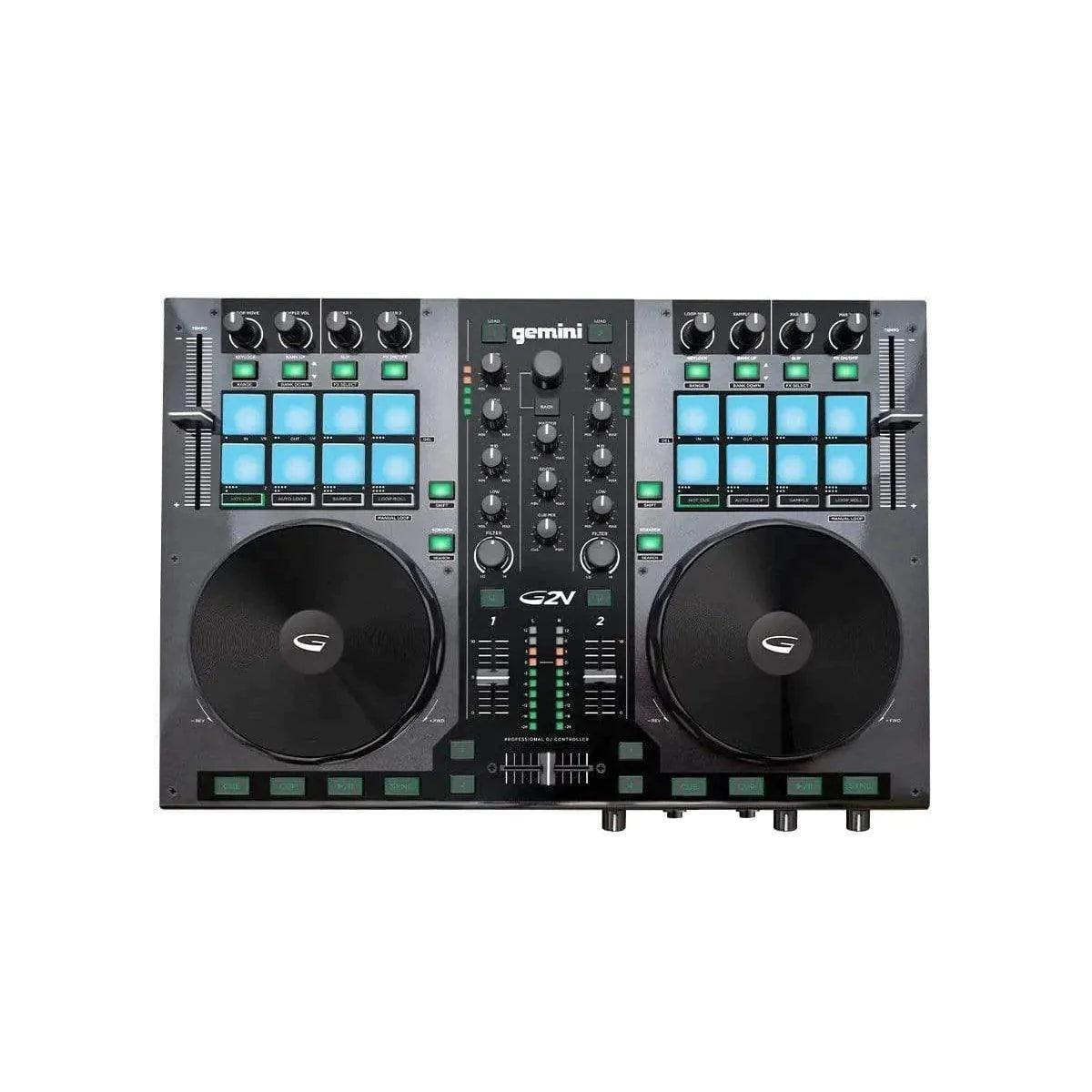 Gemini G2V 2-Channel Virtual DJ Controller