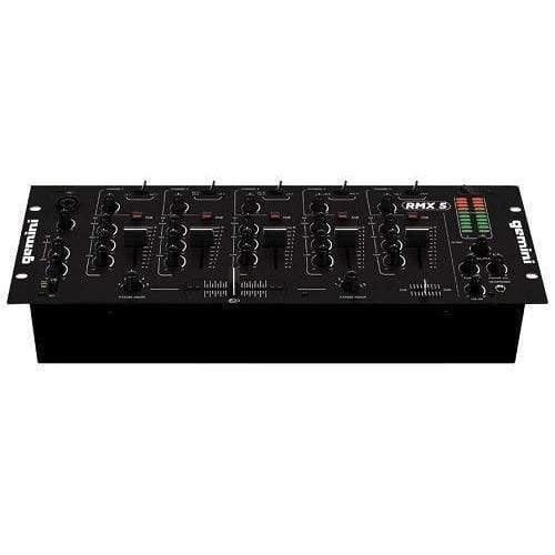 Gemini RMX5 Professional 5-Channel 19 DJ Mixer