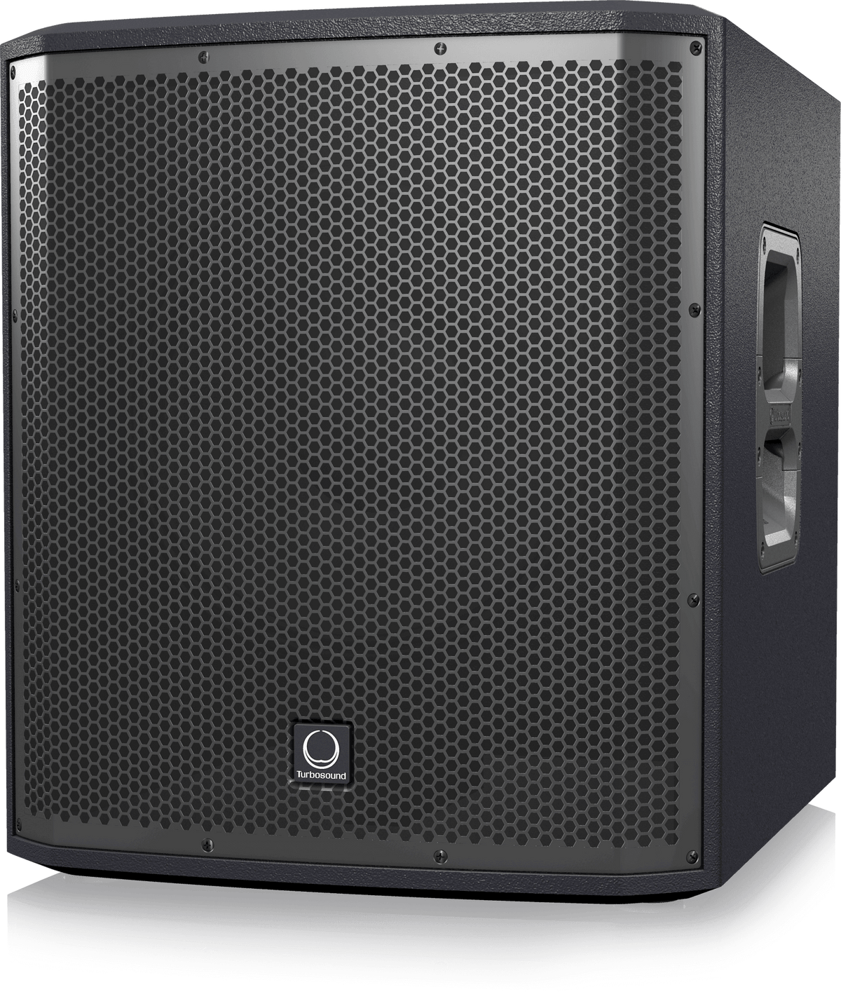 Turbosound iP12B-1000 Watt Powered 12" Subwoofer with Dual Amplifiers for Satellite Speakers