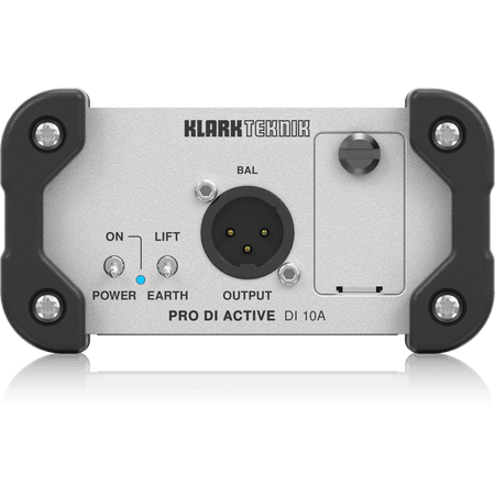 Klark Teknik DI 10A Active DI Box with Midas Transformer, Extended Dynamic Range and Phantom/Battery Operation