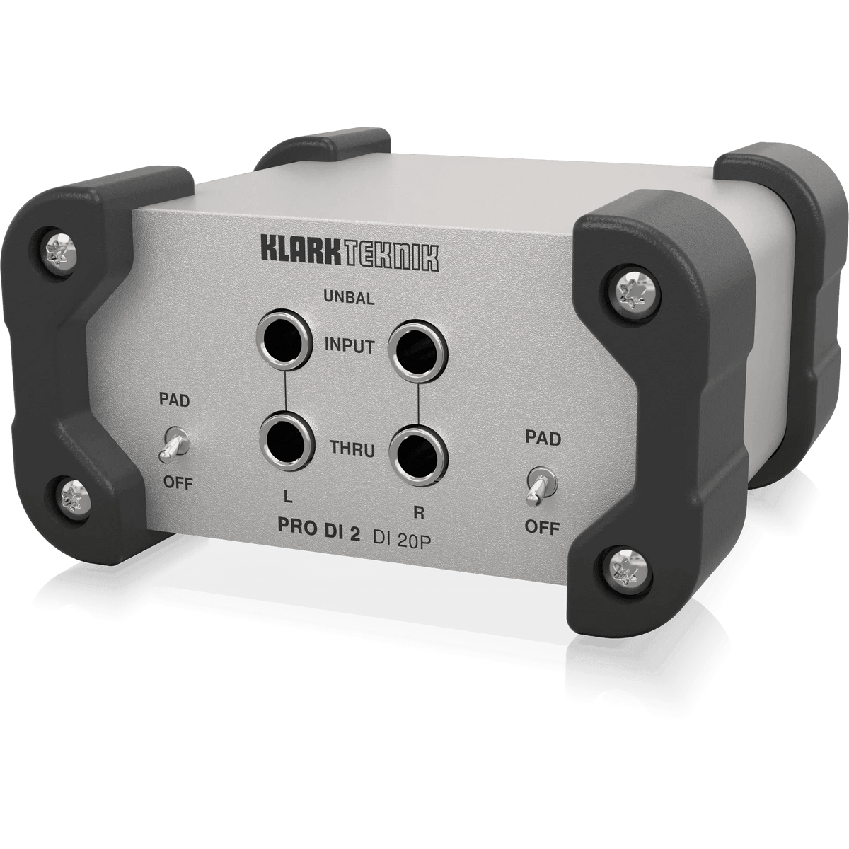 Klark Teknik DI 20P Passive Stereo DI Box with Midas Transformer and Extended Dynamic Range