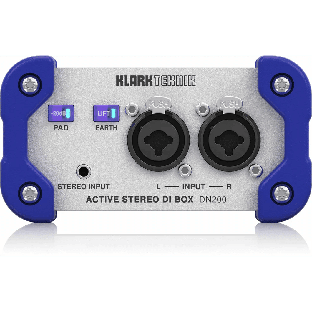 Klark Teknik DN200 V2 2-Channel Active DI Box
