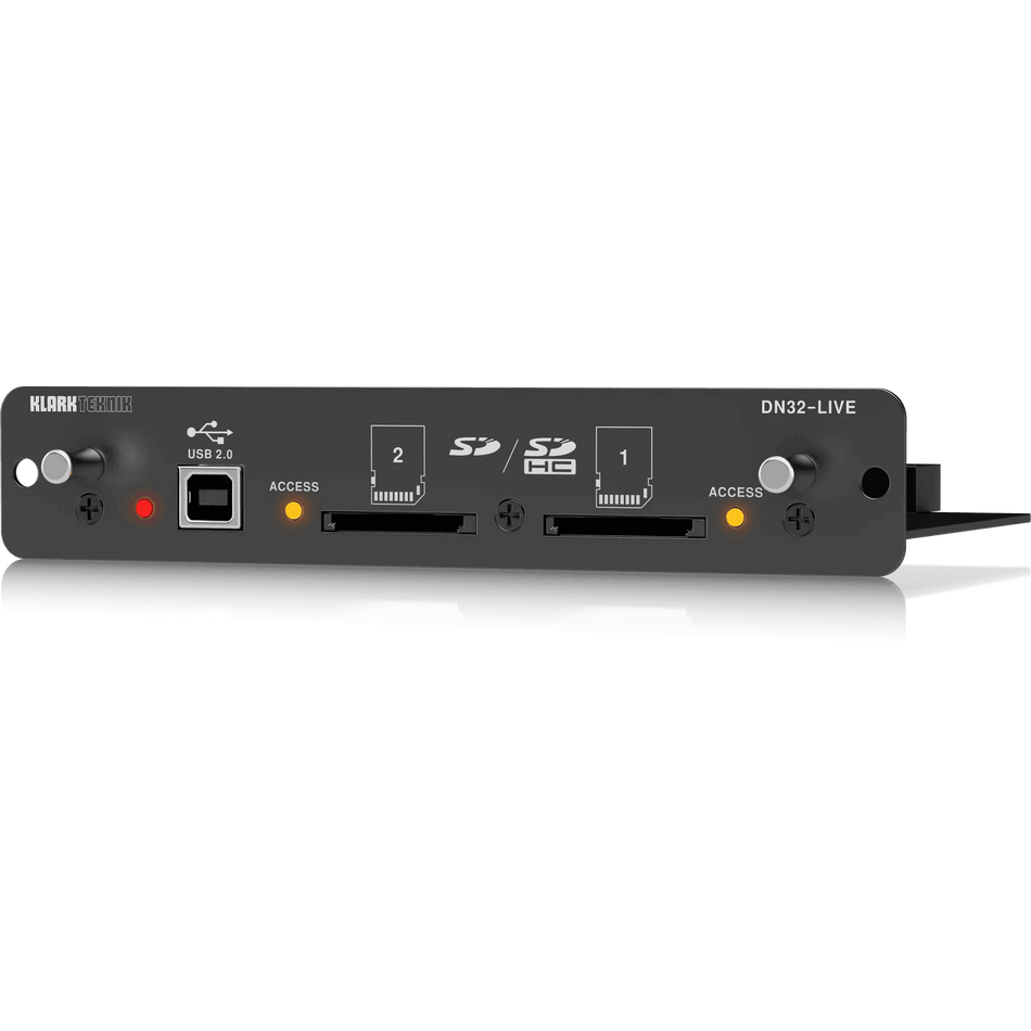 Klark Teknik DN32-LIVE SD/SDHC and USB 2.0 Expansion Module