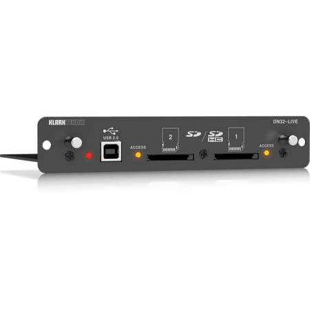 Klark Teknik DN32-LIVE SD/SDHC and USB 2.0 Expansion Module