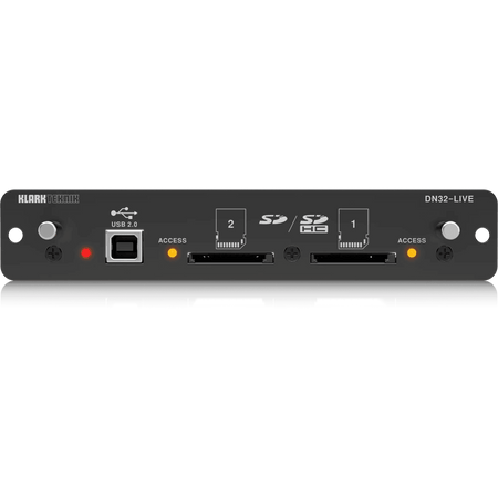 Klark Teknik DN32-LIVE SD/SDHC and USB 2.0 Expansion Module
