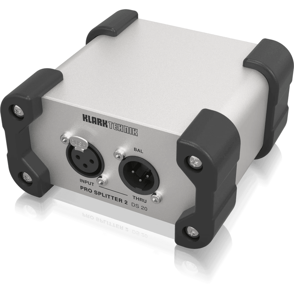 Klark Teknik DS 20 Passive 1-In/2-Out Signal Splitter with Midas Transformer and Extended Dynamic Range