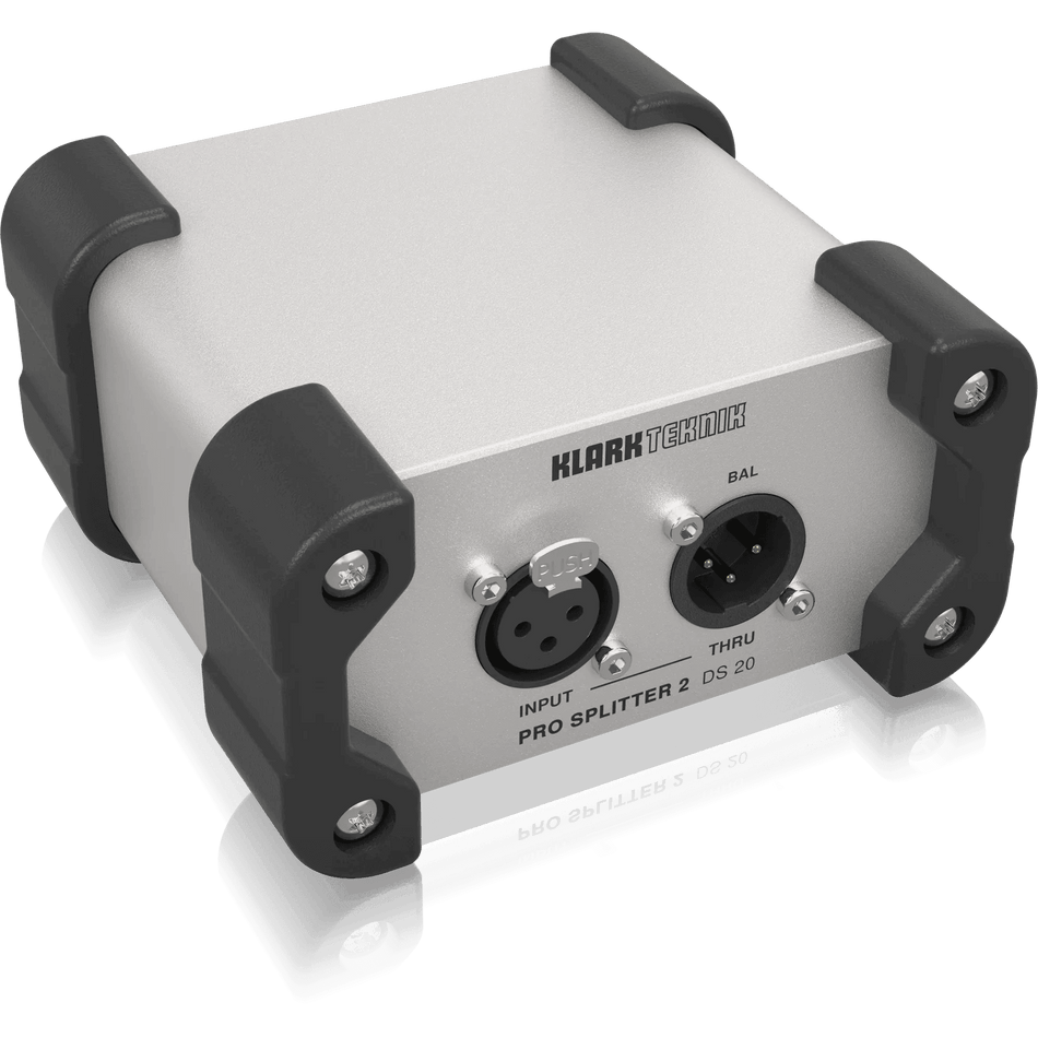 Klark Teknik DS 20 Passive 1-In/2-Out Signal Splitter with Midas Transformer and Extended Dynamic Range