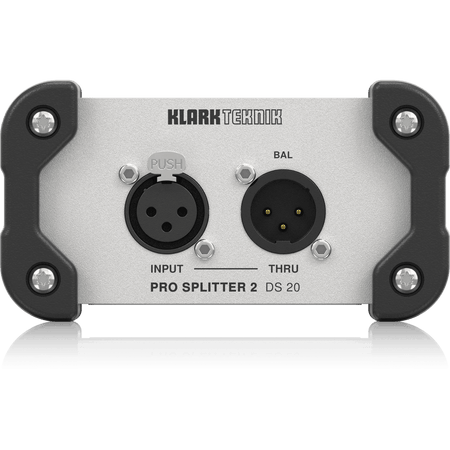 Klark Teknik DS 20 Passive 1-In/2-Out Signal Splitter with Midas Transformer and Extended Dynamic Range