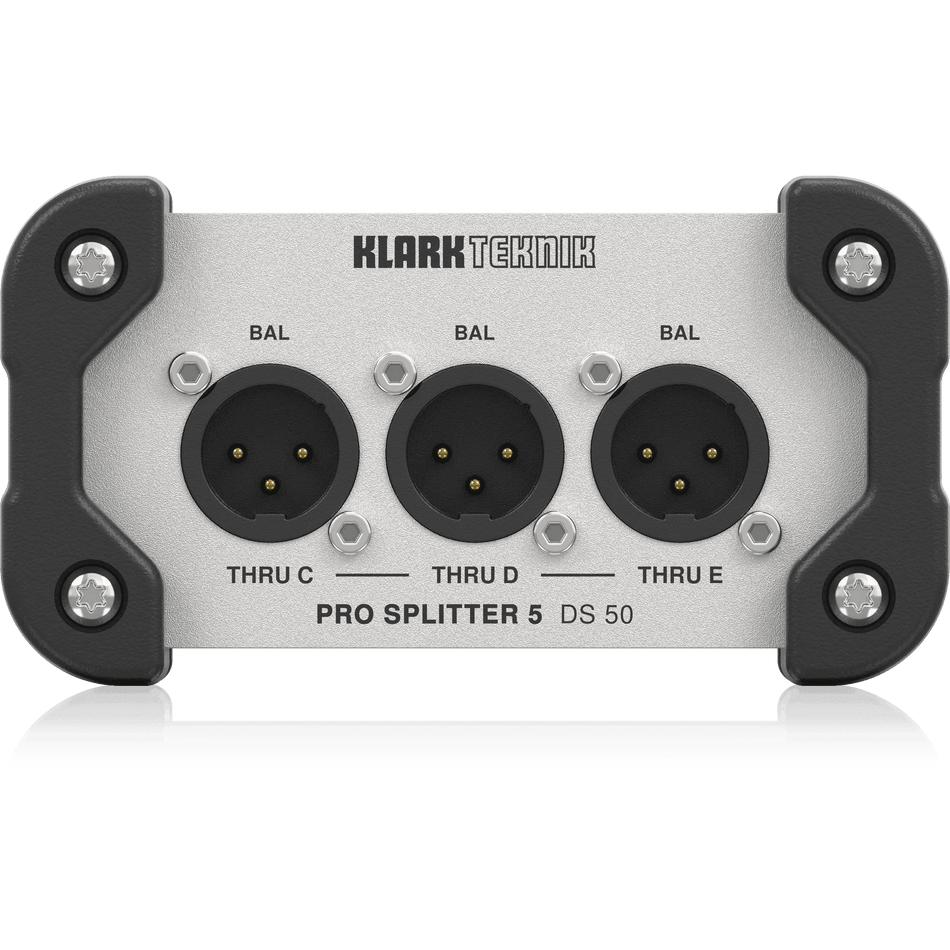Klark Teknik DS 50 Passive 1-In/5-Out Signal Splitter with Extended Dynamic Range
