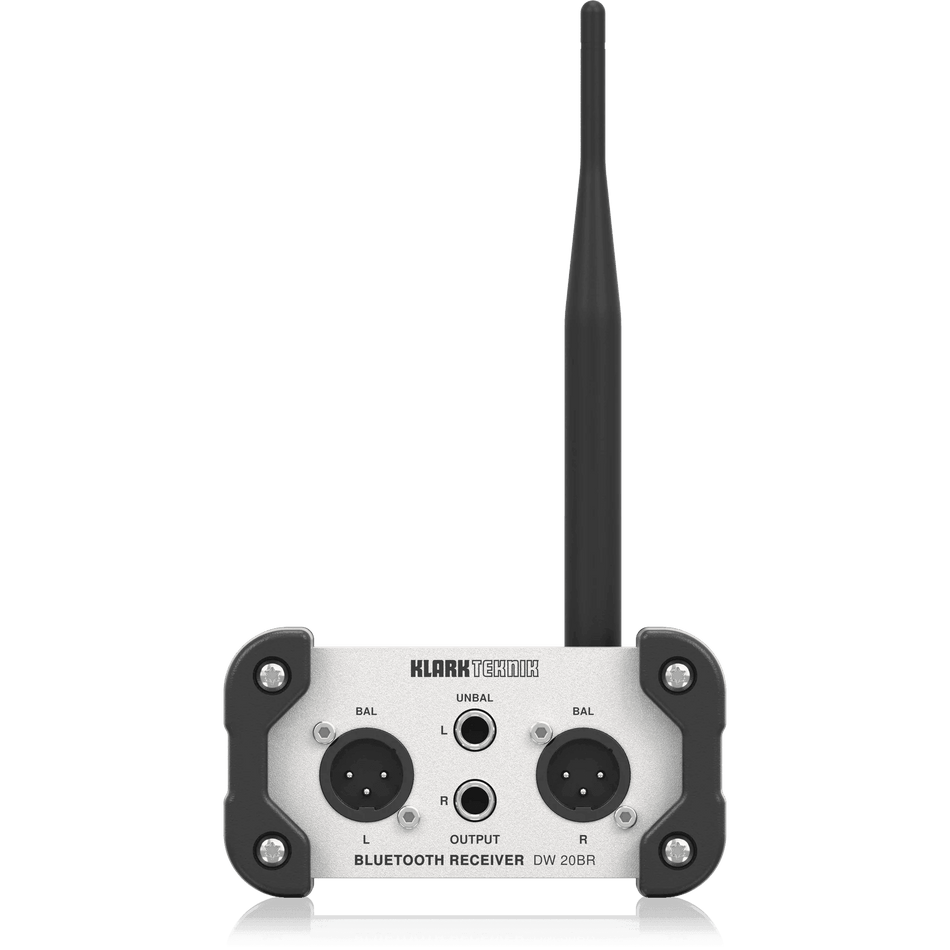 Klark Teknik DW 20BR Bluetooth Wireless Stereo Receiver for High-Performance Stereo Audio Broadcasting