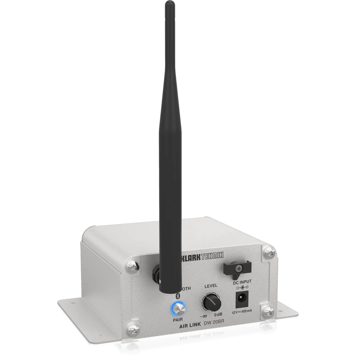 Klark Teknik DW 20BR Bluetooth Wireless Stereo Receiver for High-Performance Stereo Audio Broadcasting