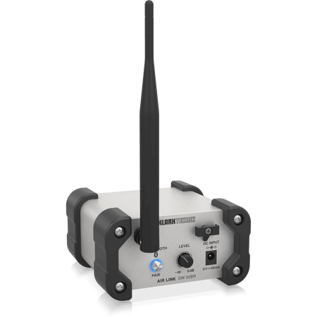 Klark Teknik DW 20BR Bluetooth Wireless Stereo Receiver for High-Performance Stereo Audio Broadcasting