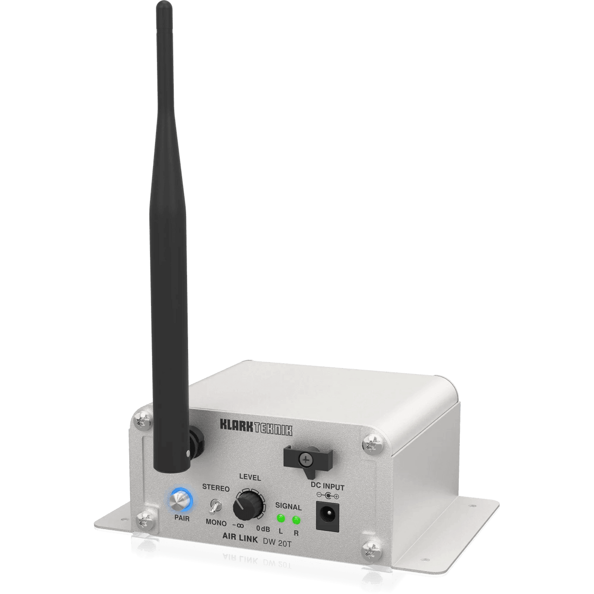 Klark Teknik DW 20T 2.4 GHz Wireless Stereo Transmitter for High-Performance Stereo Audio Broadcasting