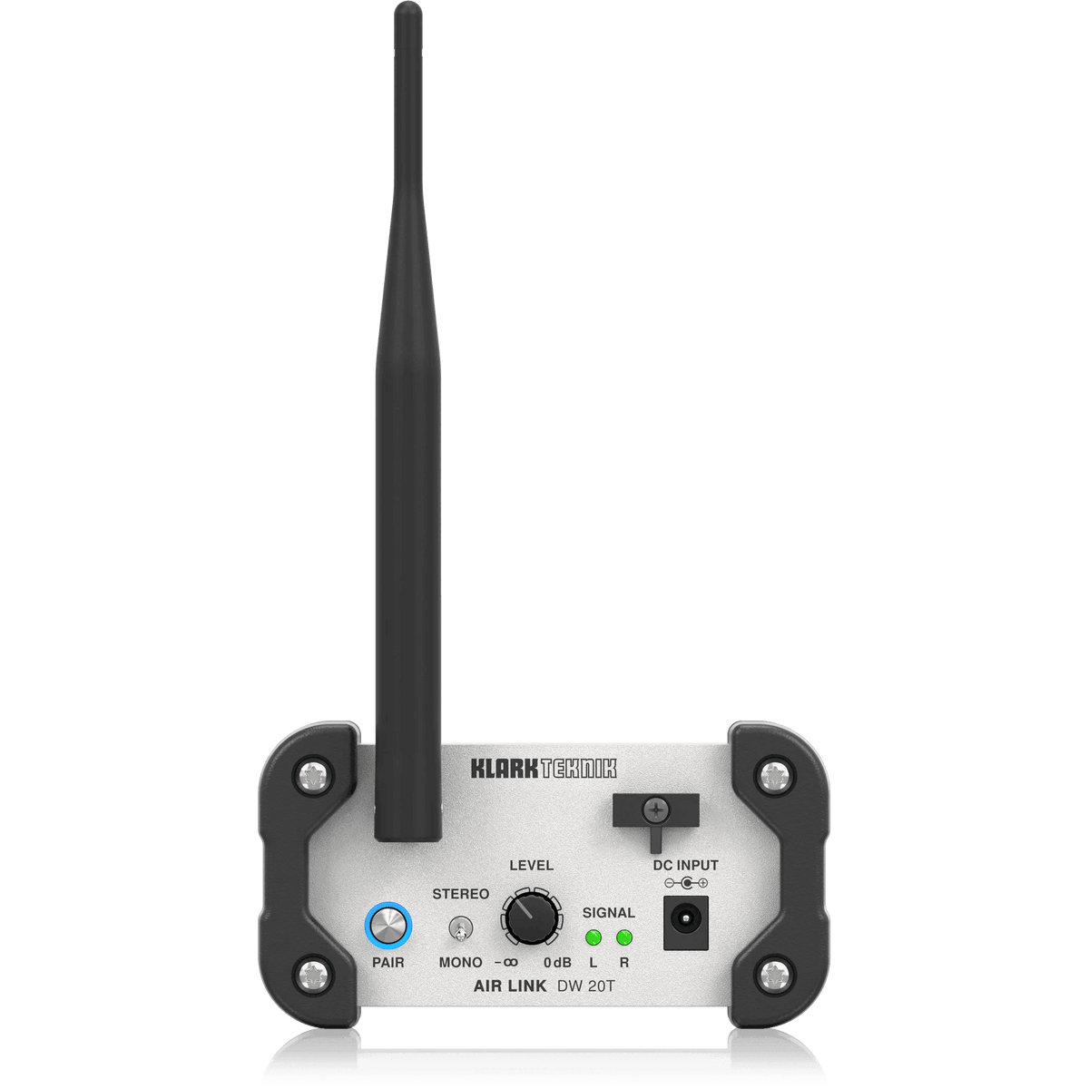 Klark Teknik DW 20T 2.4 GHz Wireless Stereo Transmitter for High-Performance Stereo Audio Broadcasting