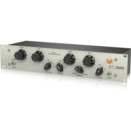 Klark Teknik EQP-KT Classic Tube Equaliser with Switchable-Frequency Selection, Variable-Bandwidth and Custom-Built Midas Transformers