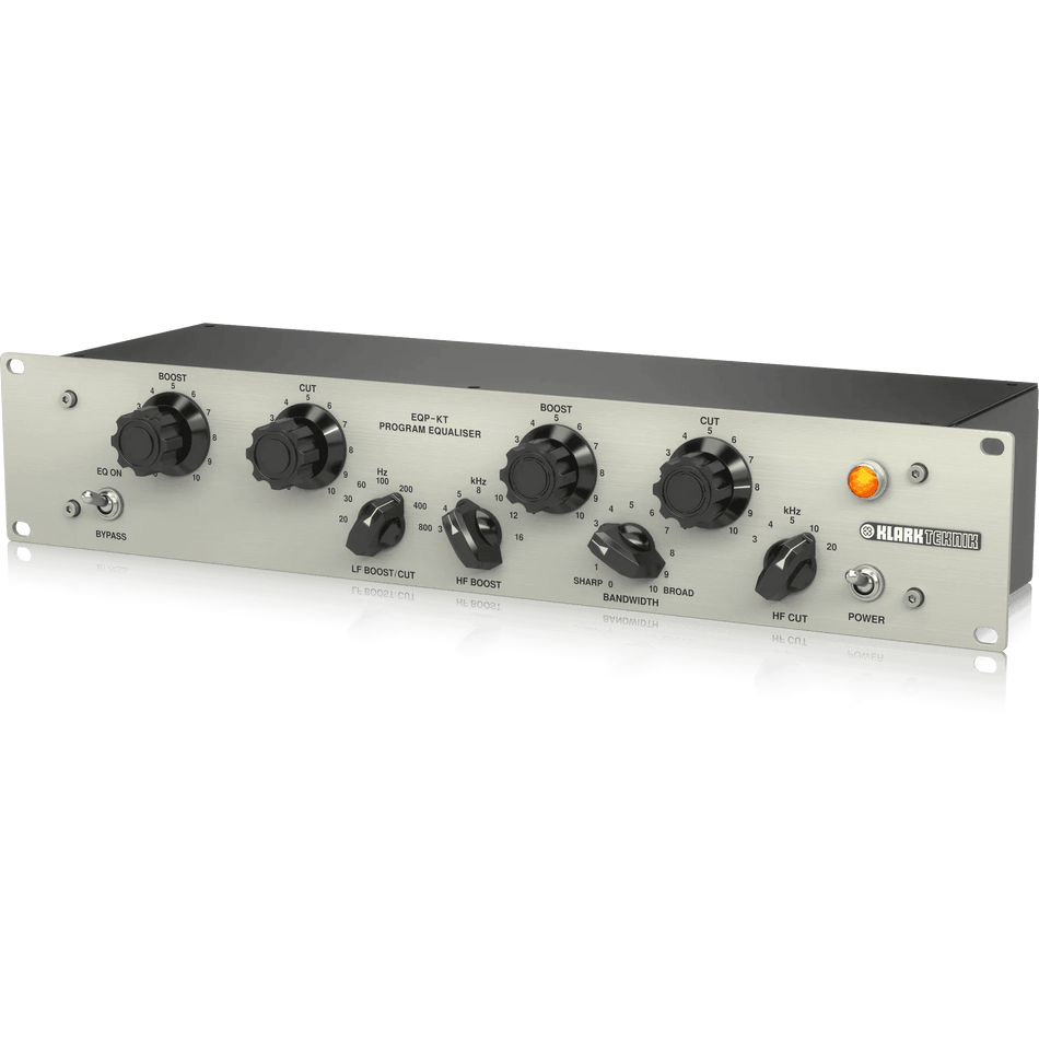Klark Teknik EQP-KT Classic Tube Equaliser with Switchable-Frequency Selection, Variable-Bandwidth and Custom-Built Midas Transformers