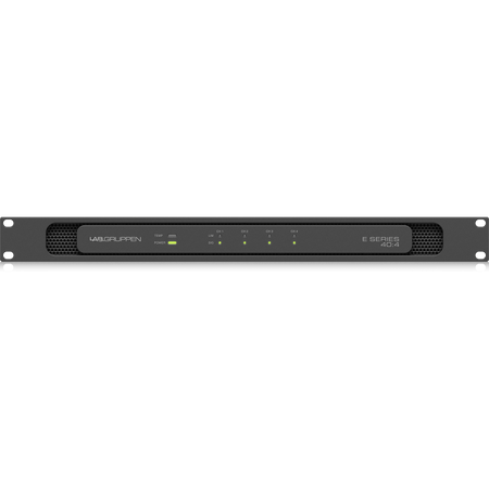 Lab Gruppen E 40:4 4000 Watt Amplifier with 4 Flexible Output Channels