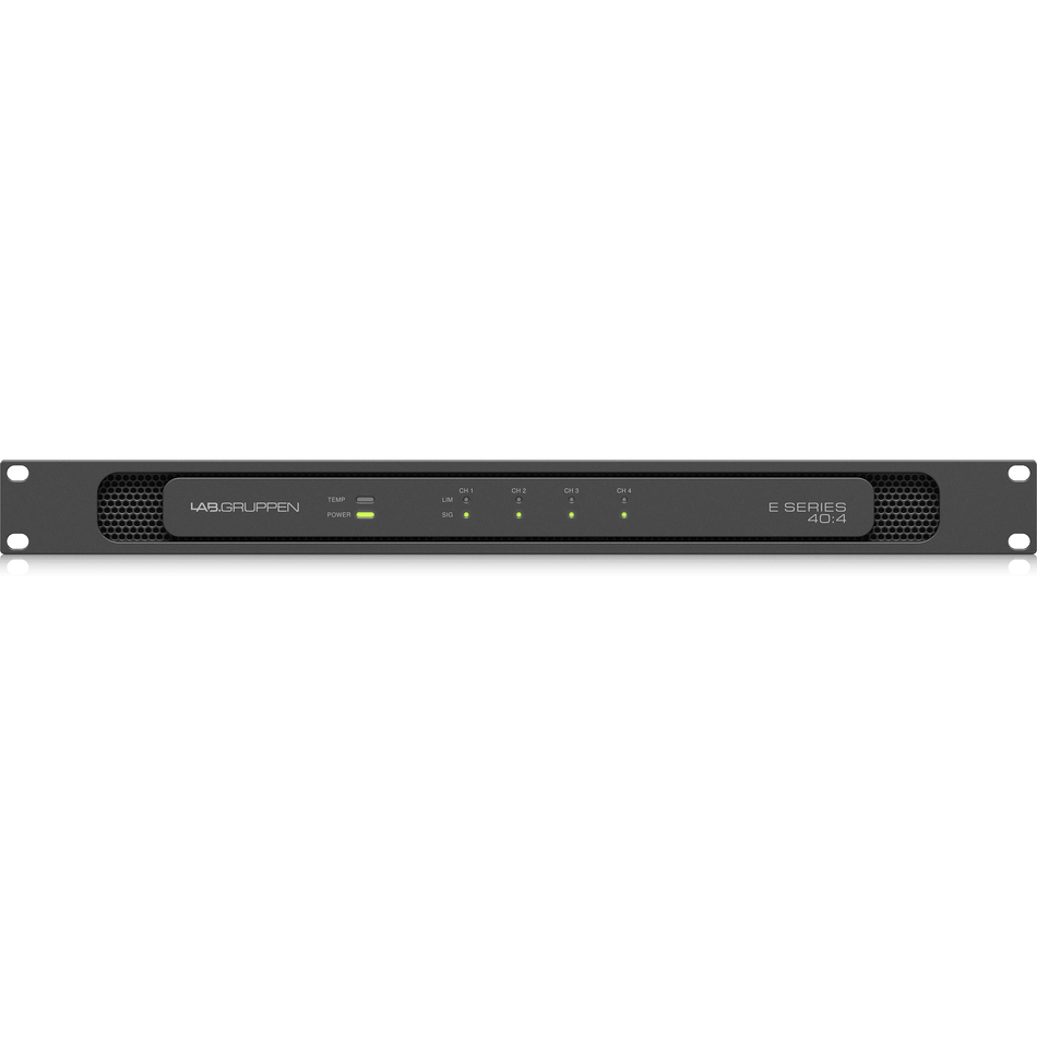 Lab Gruppen E 40:4 4000 Watt Amplifier with 4 Flexible Output Channels