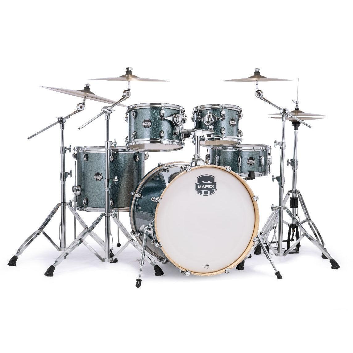 Mapex Drums Mars Birch 5-Piece Rock Shell Pack (Black Hardware)
