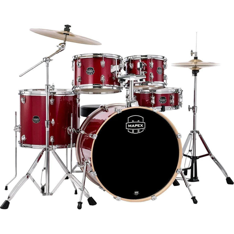 Mapex Drums Venus Rock 5pc Drum Set with Cymbals & Throne
