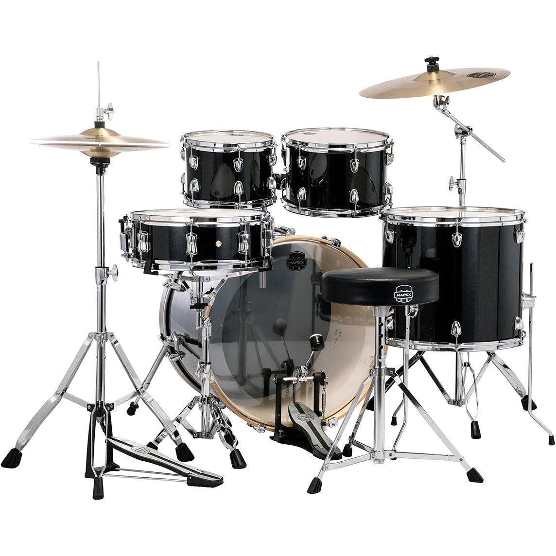 Mapex Drums Venus Rock 5pc Drum Set with Cymbals & Throne