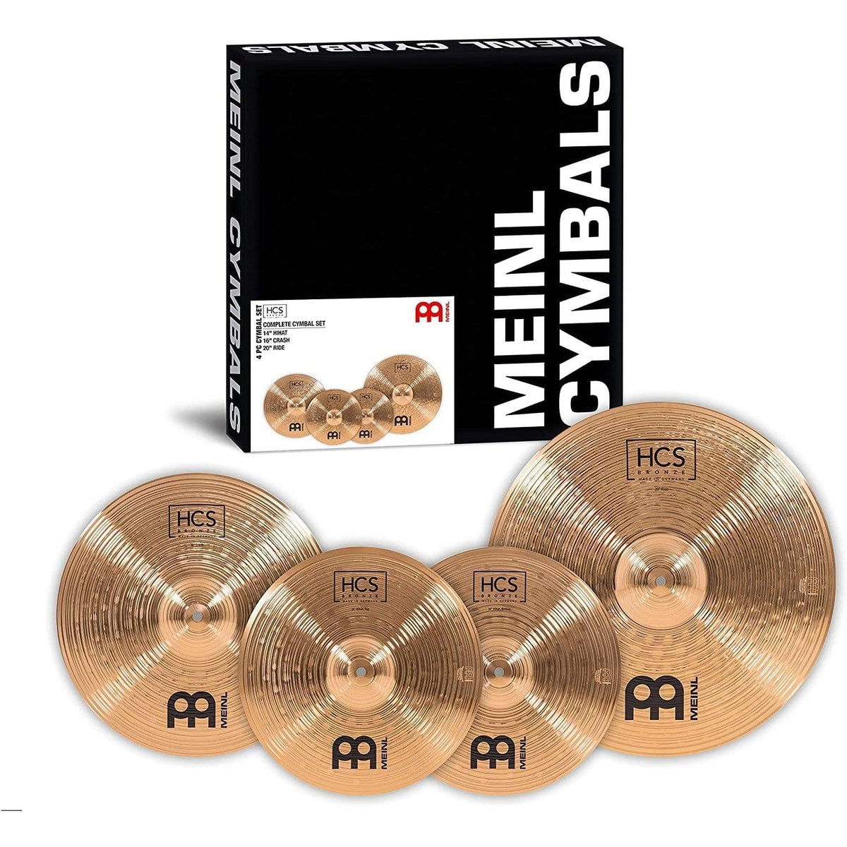 Meinl HCSB141620 HCS Bronze Set 14"HH+16"C+20"R