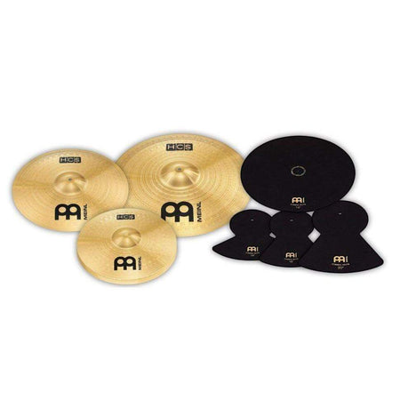 Meinl HCS141620MCM 14" Hi-hat, 16" Crash 20" Ride (14"/16"/20") Cymbal Mute set