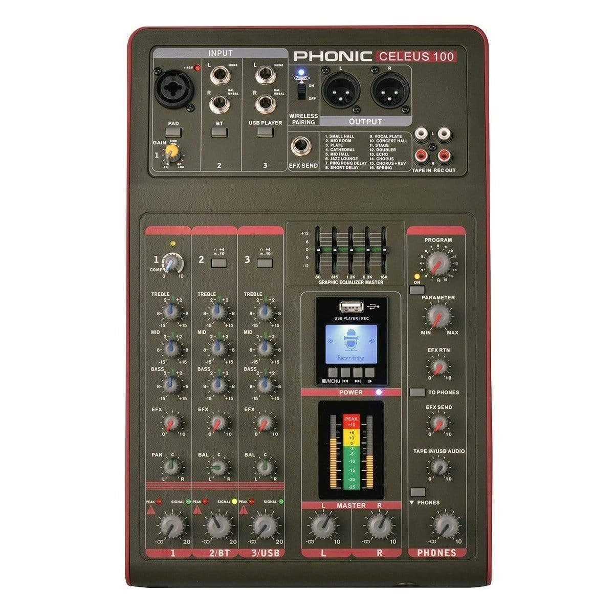 Phonic Celeus 100 Analog Mixer
